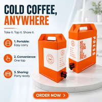Pochettes à bec verseur BIB de 1L, 2L, 3L, 5L, écologiques, de qualité alimentaire, en matériaux recyclés, pour distributeur d'huile d'olive, de café et de tequila, avec fenêtre de 90 jours
