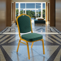 Chaises de salle à manger empilables modernes en fer élégantes pour hôtels, chambres de mariage, mariages, occasions spéciales, appartements et parcs