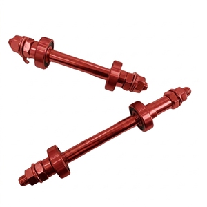Axe rotatif en aluminium usiné CNC sur mesure pour support de roulement de moyeu de vélo et support de roue avec finition anodisée - Product Image 1