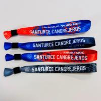 Billet d'entrée de concert unique Bracelet d'événement personnalisé Festival Corde Polyester Longe Double Tailles Logo