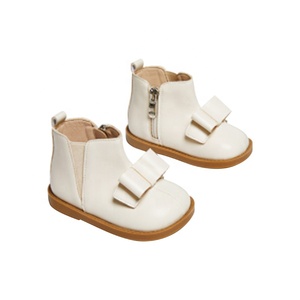 Stivali all'ingrosso di fabbrica cadono stivali in pelle bianca Casual duro morbido scarpe da bambino <span class=keywords><strong>stivaletti</strong></span> bambine - Product Image 2
