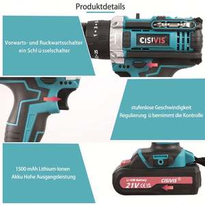 Taladro Eléctrico Inalámbrico <span class=keywords><strong>a</strong></span> <span class=keywords><strong>Precio</strong></span> de Fábrica, <span class=keywords><strong>Destornillador</strong></span> de Baterí<span class=keywords><strong>a</strong></span> de Iones de Litio con Motor de Escobillas, Martillo Percutor para Uso Doméstico - Product Image 5