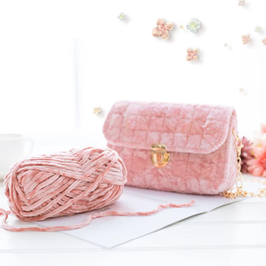 Filato ciniglia vellutato soffice da 100g per uncinetto e maglia, filato morbido per neonati, filati spessi per uncinetto - Product Image 5