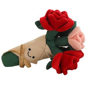 2025 टिक्टोक क्रिएटिव वैलेंटाइन डे ने हाथ में रखे हथौबर्गर फूल के फूल के फूल के फूल के गुलदस्ते के खिलौने बुच - Product Image 1