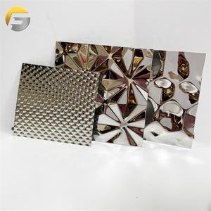 V3041工場供給ステンレス鋼カラーシートクロームカラー304価格エンボスシート - Product Image 3