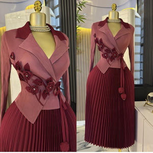 Abito da <span class=keywords><strong>donna</strong></span> elegante e casual in chiffon 100% poliestere, <span class=keywords><strong>taglie</strong></span> forti, lunghezza al pavimento, linea ad A, stile europeo americano africano, per il commercio transfrontaliero - Product Image 1