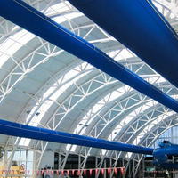 Conduits en tissu polyester - Conduits carrés flexibles et économes en énergie pour les systèmes de climatisation industrielle dans les hôpitaux et les écoles