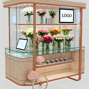 Muebles de Alta Gama para Exhibición de Flores en Tiendas, Diseño Romántico para Floristerías, Kiosco de Flores para Centros Comerciales - Product Image 3