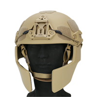 Casque tactique AirFrame avec protection faciale intégrale en Aramide – Équipement tactique de sécurité