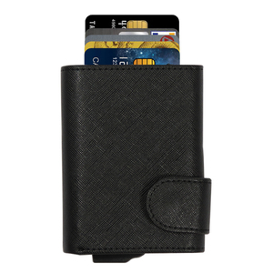Cartera de Aluminio con Bloqueo RFID CardHoda, Larga, Unisex, Minimalista, con Cierre a Presión y Ranura para Efectivo - Product Image 2
