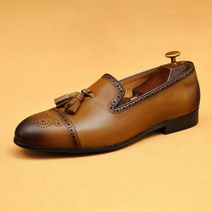 Mocasines de Cuero Genuino con Cordones, Diseño Nuevo 2026, Transpirables y Antideslizantes, Zapatos para Oficina y Trabajo - Product Image 6