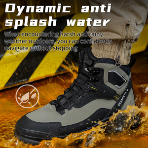 Chaussures de sécurité de haute qualité pour hommes, chaussures de travail à embout en acier, bottes de sécurité anti-écrasement, bottes de travail indestructibles - Product Image 3