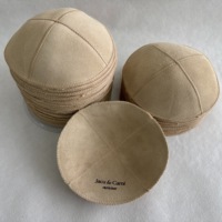 Kippah de Gamuza Personalizada con Nombre y Fecha, Yarmulke, Kippot, Recuerdo de Boda Judía, Regalo de Bar Mitzvah, Ecológico, para Todas las Estaciones