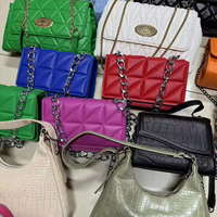 HLY grosir tas wanita asli tas tangan desainer baru bermerek kulit PU tas bal untuk wanita