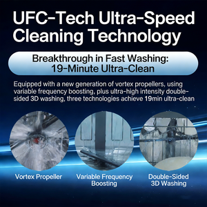 <span class=keywords><strong>Lavastoviglie</strong></span> a Libera Installazione K6019 con Pulizia Rapida <span class=keywords><strong>in</strong></span> 12 Minuti, 12 Set, Frequenza Variabile, Lavaggio Intelligente Multistrato, Potenza 2500W - Product Image 3