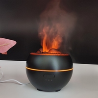 Diffuseur d'huiles essentielles Volcano Fire Flame Aromatherapy 360ml Ultrasonic Cool Mist Humidifier avec Portable Household Design