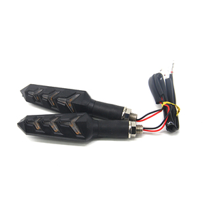 ADT 12V DC 12LED Feux de signalisation dynamiques universels pour moto, clignotants à défilement d'eau, feux arrière, lampes de plaque d'immatriculation LED IP68 - Product Image 4