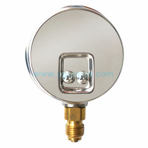 스테인레스 스틸 충격 방지 공압 <span class=keywords><strong>bourdon</strong></span> 튜브 압력계 - Product Image 2