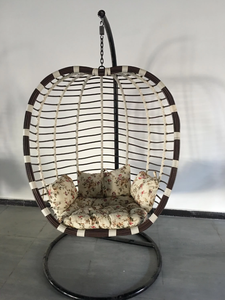 Giá có thể điều chỉnh trong nhà ngoài trời Patio PE mây treo trứng đu ghế - Product Image 2