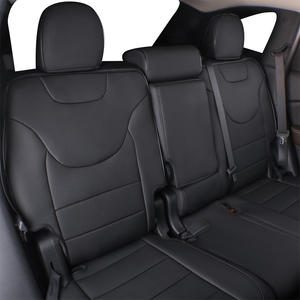 Fashion Design Sports Full Leather quattro stagioni <span class=keywords><strong>coprisedili</strong></span> per auto speciali su misura adatti per <span class=keywords><strong>Jeep</strong></span> <span class=keywords><strong>Cherokee</strong></span> 2014-2018 - Product Image 2