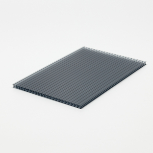 Feuilles de <span class=keywords><strong>toiture</strong></span> creuses cellulaires personnalisées en <span class=keywords><strong>polycarbonate</strong></span> fumé 4mm 6mm 10mm - Product Image 4