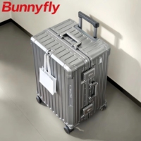 Maleta con Ruedas Bunnyfly de Gran Capacidad, Material de PC, con Marco de Aluminio, Candado TSA y Ruedas Silenciosas