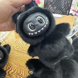 Llavero de Peluche Monstruo Negro Bubu, Juguete Adorable, Decoración Creativa, Regalo para Niños, Unisex, 1584 cm, Relleno de Algodón PP - Product Image 1