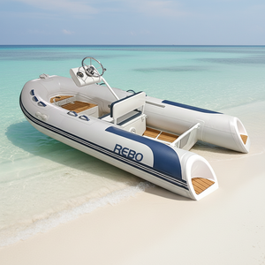 Bote inflable de goma de aluminio de alta velocidad, bote de hipalon/PVC, 11 pies, Rib330 - Product Image 2