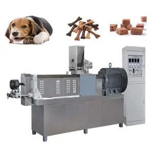 Extrusora de alimentos para perros, máquina de línea de producción de comida para morder, producto de fábrica