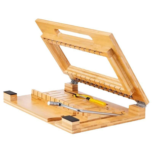 Rebanador de Pan Plegable Multifuncional con Bandeja y Tabla de Corte, para Cortar de 1 a 12 Rebanadas - Product Image 1