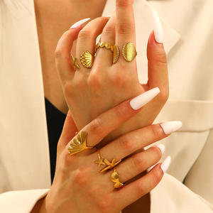 New ocean series <b>stainless</b> <b>steel</b> starfish <b>ring</b> female <b>stainless</b> <b>steel</b> open index finger <b>ring</b> - Product Image 1