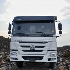 HOWO รถดัมพ์สำหรับทำเหมืองดีเซล6x4 8x4 10-12ล้อ430HP 380HP ใช้แล้วมียี่ห้อ Delong ที่มีประสิทธิภาพในการปล่อยทรายยูโร2 - Product Image 4
