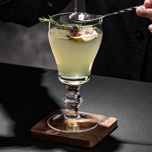 Verre à cocktail Martini en cristal transparent Borosil, style japonais, pour restaurant, en promotion - Product Image 4