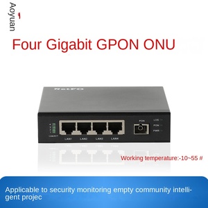 Nhà máy cung cấp trực tiếp Gigabit gpon4 onu IP FC thiết bị sợi quang NF810G-4KU an ninh công nghiệp - Product Image 6
