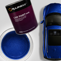 Revêtement de finition résistant aux intempéries et aux UV, couleur nacrée 1K, s'adapte à la protection longue durée des surfaces de véhicules en extérieur