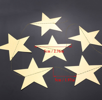 Guirlande d'étoiles en papier dorée EASTERN avec des points de papier scintillants, guirlande d'étoiles pour décoration de mariage, d'anniversaire et de Noël