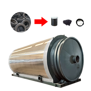Grandes promociones con instalación 10 TPD Caja de agua mejorada Caja de cambios Cuero/Caucho/Neumáticos de desecho Reciclaje Planta de pirólisis de aceite - Product Image 5