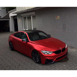 Vinyl Pet PPF <span class=keywords><strong>Matte</strong></span> Kim Loại <span class=keywords><strong>Chrome</strong></span> Satin Inferno Cán Màu Đỏ Phim Cuộn Tự Động Lá Xe Cơ Thể Gói Folie pegatinas Lớp Phủ - Product Image 2