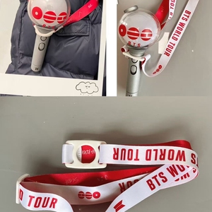 Wholesale Rubber Accessories K-pop Idol Fans Light Stick Shoulder Strap Carrying <strong>Polyester</strong> Kpop Lightstick Holder <strong>Lanyard</strong> - Product Image 1