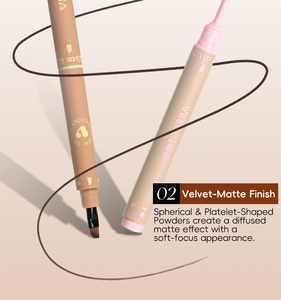 VEECCI Stylo gel eyeliner double embout, délicat et lisse, avec système de verrouillage par pression, design double embout pour une couleur intense et durable. - Product Image 5