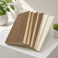 Contreplaqué mélaminé de qualité 3/4 pour armoires, décoration intérieure, placage mélaminé certifié CE pour immeubles de bureaux