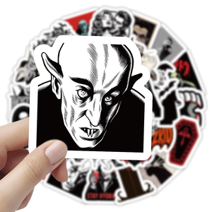 54 pz foglio adesivo per Film vampiro di Nosferatu Logo personalizzato adesivo in PVC impermeabile per Laptop telefono kiss cut adesivi per succhiasangue adulti - Product Image 2