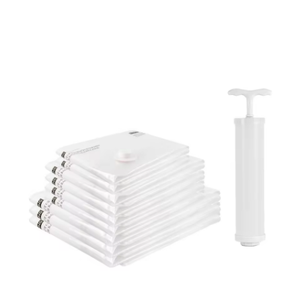 Sacchetto di Compressione <span class=keywords><strong>Sottovuoto</strong></span> Pieghevole in <span class=keywords><strong>Plastica</strong></span> Antipolvere per Vestiti e Biancheria da Viaggio - Product Image 1