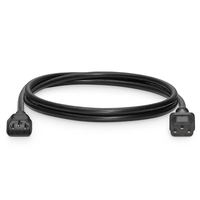 Câble d'alimentation C13 vers C14, rallonge d'alimentation C13 C14, adaptateur d'alimentation pour appareils électroménagers IEC 320 C13 vers C14, câble d'extension C13 C14