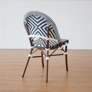 Sillas de comedor de mimbre y bambú hechas a mano para Hotel <span class=keywords><strong>Paris</strong></span>, venta al por mayor - Product Image 2