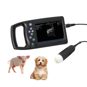 Hete Verkoop Draagbare Dieren Echografie Scanner Machine Voor Koeienpaardendier Veterinaire Echografie Met Prode