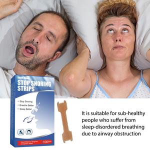 Yüksek kaliteli iyi etkisi 100 adet durdurma horlama şeritler nefes ve uyku için daha iyi burun bandı ilaçsız tıkanıklık rahatlama - Product Image 4