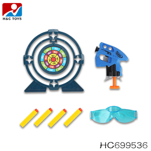 Cible de tir en plastique pour enfants pour lanceur de balles de pistolet jouet avec fusillade amusante similaire au pistolet à balles de ping-pong - Product Image 6