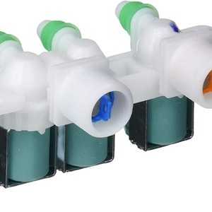 Válvula de entrada para lavadora Dc97 15459h Ap5621731, válvula de agua eléctrica de plástico de 4 vías para uso doméstico, fácil instalación - Product Image 1