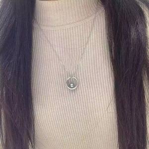 Pendentif circulaire vide en argent S925 pour accessoires de perles DIY, perles de 8 à 11 mm pour composants de bijoux - Product Image 4